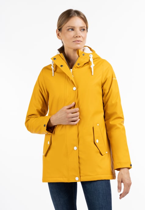 DreiMaster Maritim rain jacket with woven fur lining drymaster - Image 2