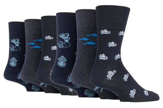 Gentle Grip - Calcetines no elásticos 6 pares - Deep Sea - Image 1