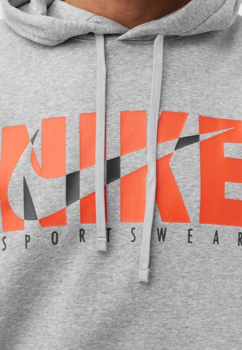 Sudadera con capucha de tejido polar en gris Sportswear para hombre Nike - Image 3