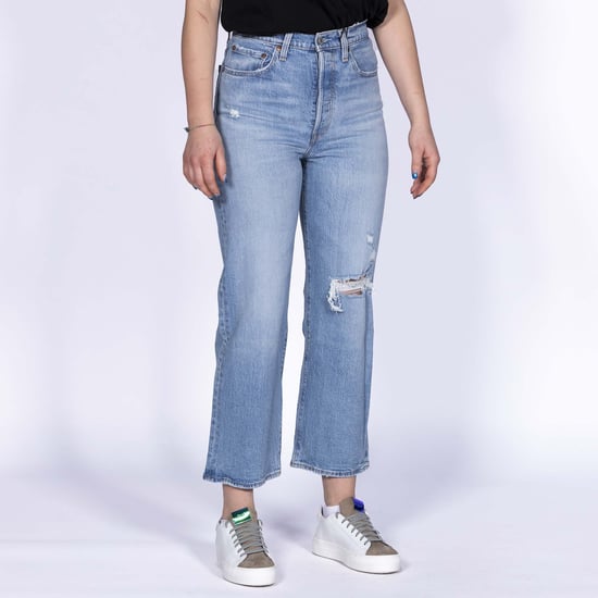 Levis Ribcage Straight Ankle Blue Jeans