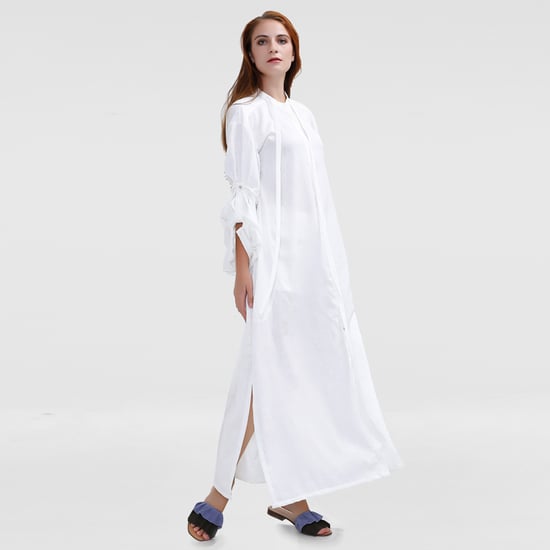 Long textured shirt-dress - Image 1