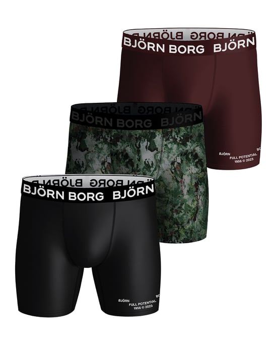 Björn Borg - 3 Pack Calzoncillos Deportivos Transpirables - Camo Mix - Image 1