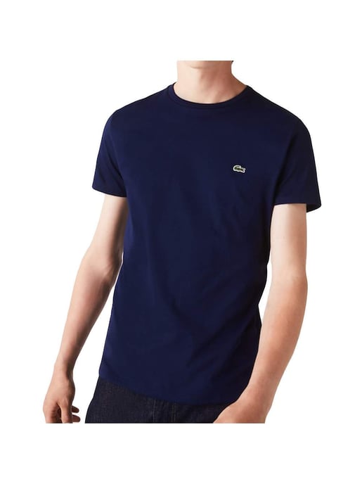 Camiseta básica Lacoste azul marino - Image 3