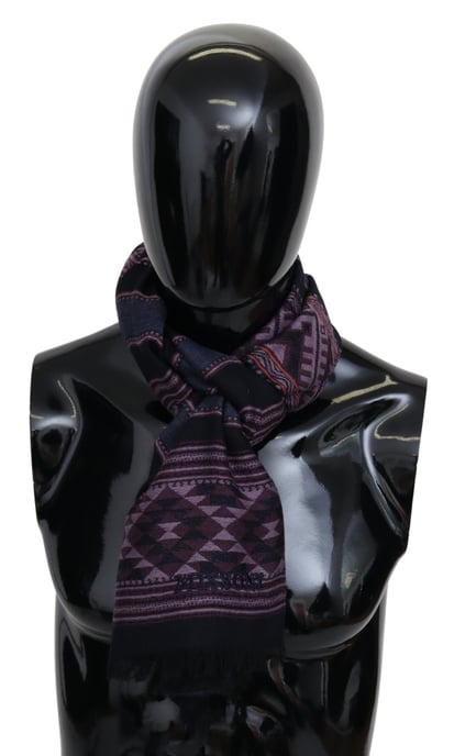 Shawl Unisex de Lana Geométrica Multicolor para Hombre de Missoni - Image 1