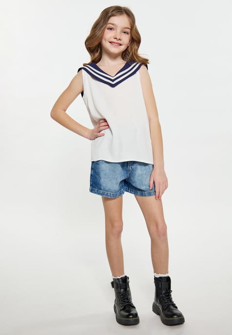 Dreimaster Blouse off-white - Image 2