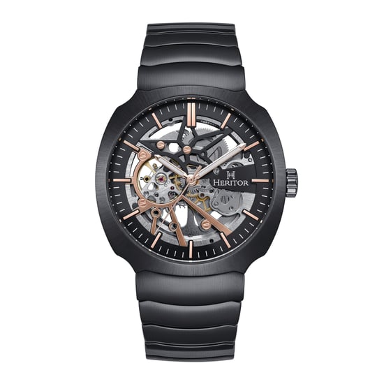 Heritor Automatic Magnus Stainless Steel-Band Watch