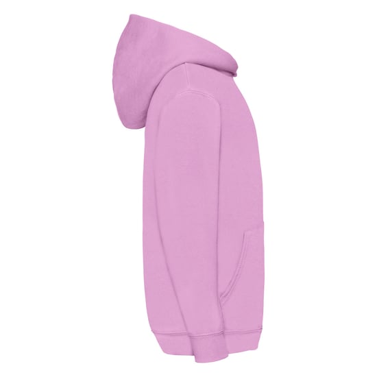 Fruit of the Loom Childrens/Kids Classic Hooded Sweatshirt (Light Pink) - Image 3