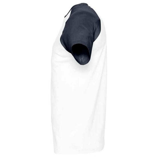 SOLS Unisex Adult Funky Raglan T-Shirt (White) - Image 3