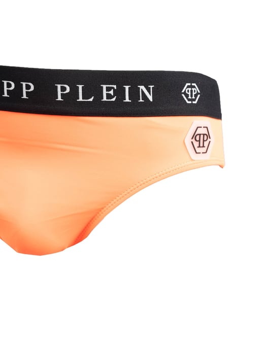 Philipp Plein Shorts de baño del hombre naranja - Image 4
