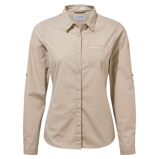 Craghoppers Womens/Ladies Kiwi II Shirt (Desert Sand) - Image 1
