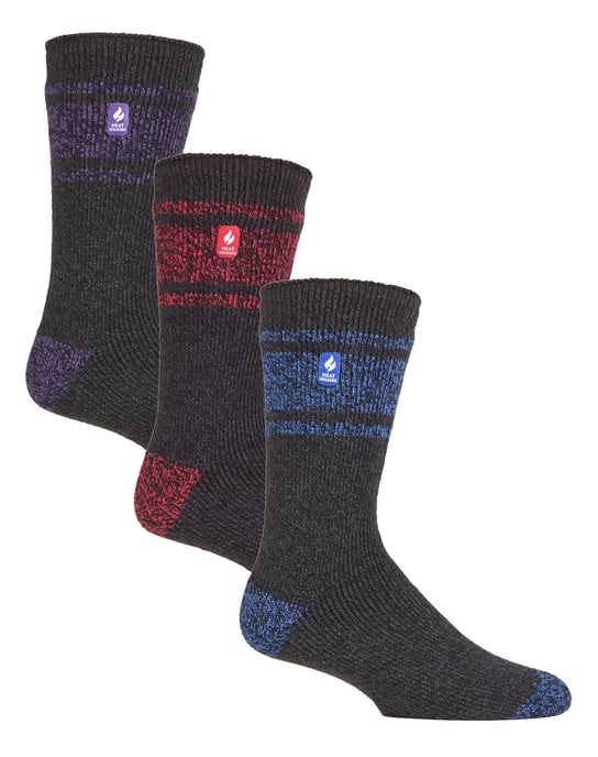 HEAT HOLDERS - 3 Pack Multipack Mens Insulated Thermal Socks for Winter - Dublin - Image 1