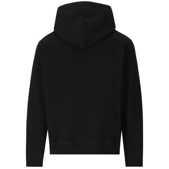 Dsquared2 sudadera con capucha negra con logo de Santa Dan y corte holgado - Image 2