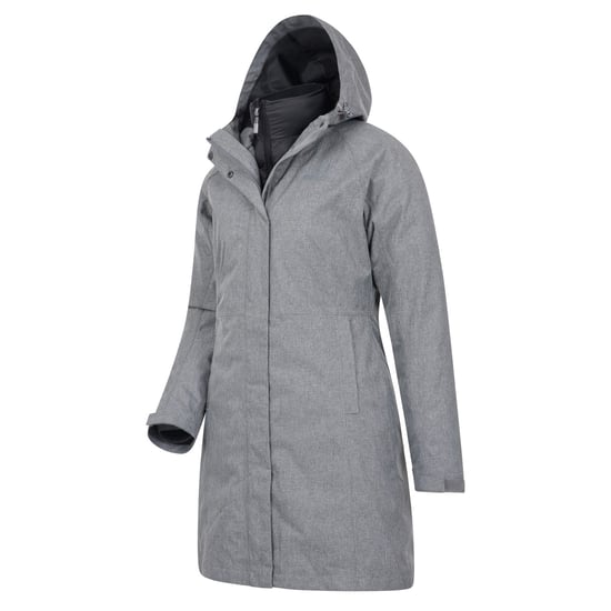 Mountain Warehouse Womens/Ladies Alaskan Long 3 in 1 Jacket (Dark Grey) - Image 4