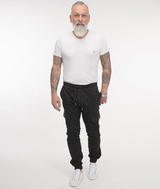 Rock Creek Cargohose Schwarz