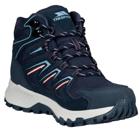 Trespass Womens/Ladies Janick Suede Waterproof Walking Boots (Navy) - Image 1