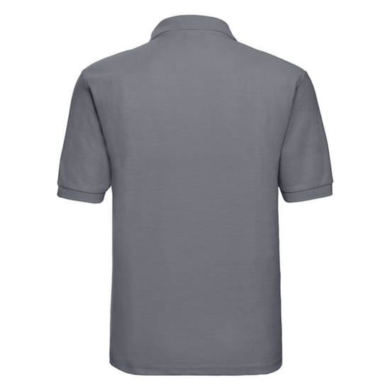 Russell Mens Classic Polycotton Polo Shirt (Convoy Grey Solid) - Image 2