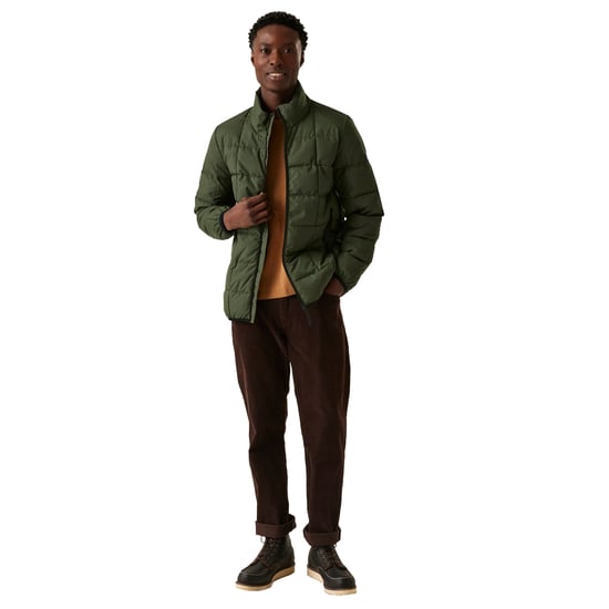 Regatta Mens Wilnor Padded Jacket (Dark Khaki) - Image 4