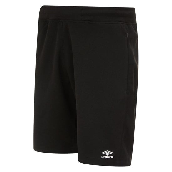Umbro Mens Pro Fleece Shorts (Black/White)