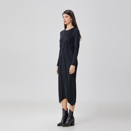 Asymmetric structural lines dress - Image 3