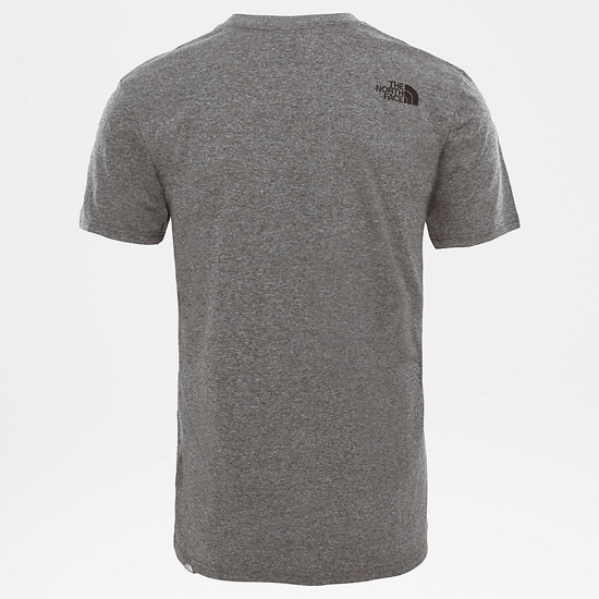 Men’s The North Face Short Sleeve Simple Dome T-Shirt, TNF Medium Grey Heather