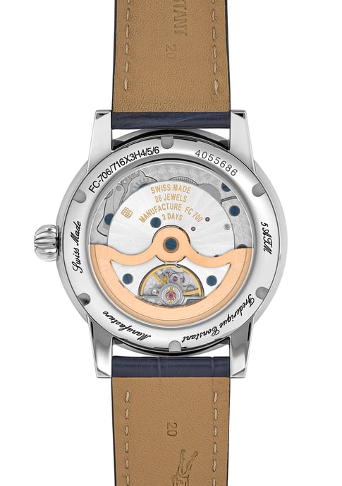 Frédérique Constant Classic Moonphase Men's Blue Watch FC-716S3H6 - Image 2