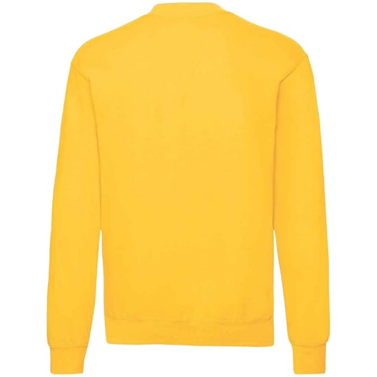 Fruit of the Loom Mens Classic 80/20 Set-in Sweatshirt (Sunflower) - Image 2
