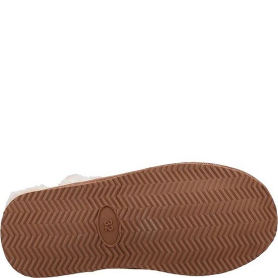 Hush Puppies Girls Ashlynn Suede Slippers (Tan) - Image 3