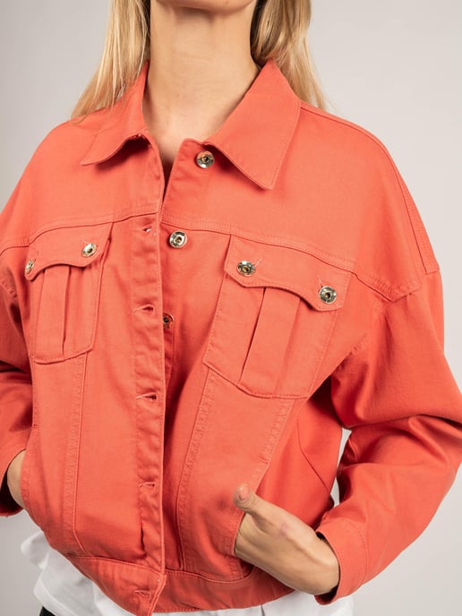 Patrizia Pepe Chaqueta de mujer rojo, naranja - Image 5