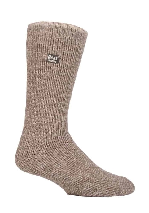 Calcetines térmicos de invierno de lana merino para hombre con talón y puntera reforzados - Image 1