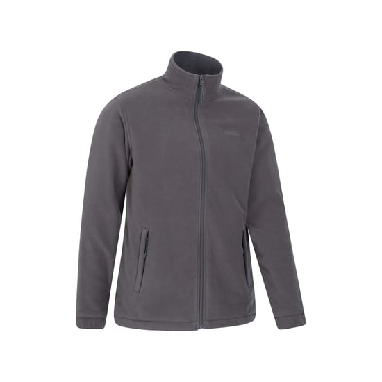 Mountain Warehouse Mens Bernard II Windproof Fleece Jacket (Grey) - Image 3