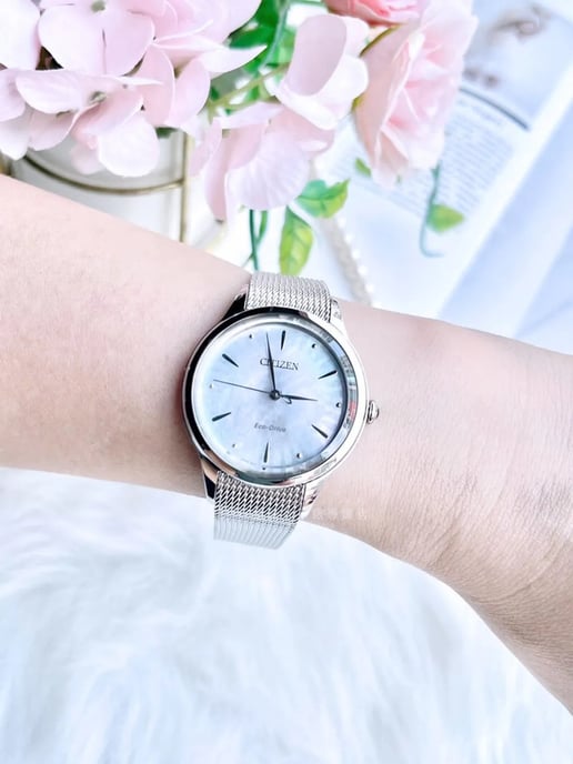 Citizen L Series Women's Silver Watch EM1150-86D - Image 3