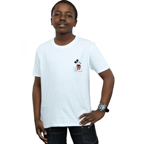 Disney Boys Mickey Mouse Kickin Retro Chest T-Shirt (White) - Image 2