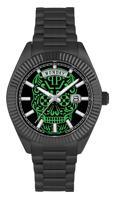 Philipp Plein Date Superlative Gent Men's Black Watch PWPNA0724 - Image 1