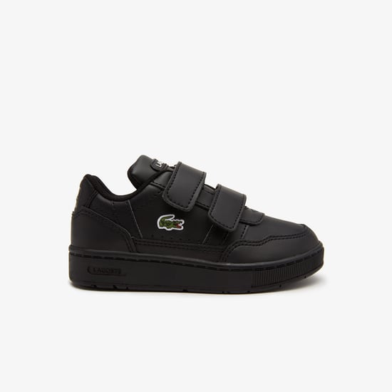 Boy's Lacoste Infants T-Clip Trainers in Black - Image 1