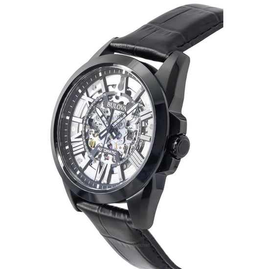 Bulova Sutton Skeleton Men's Black Watch 98A304 - Image 3