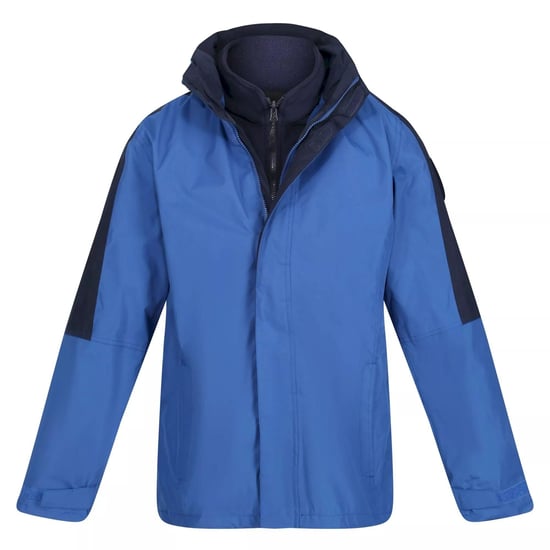 Regatta Defender III 3-in-1 Waterproof Windproof Jacket / Performance Jacket (Royal/Navy)