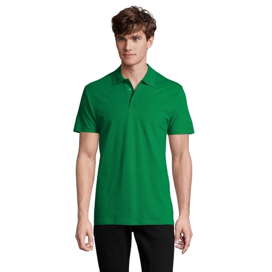 SOLS Mens Spring II Polo Shirt (Kelly Green) - Image 1