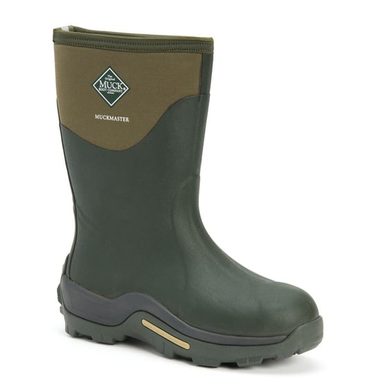 Muck Boots Muckmaster Mid Neoprene Moss Wellington Boots - Image 1