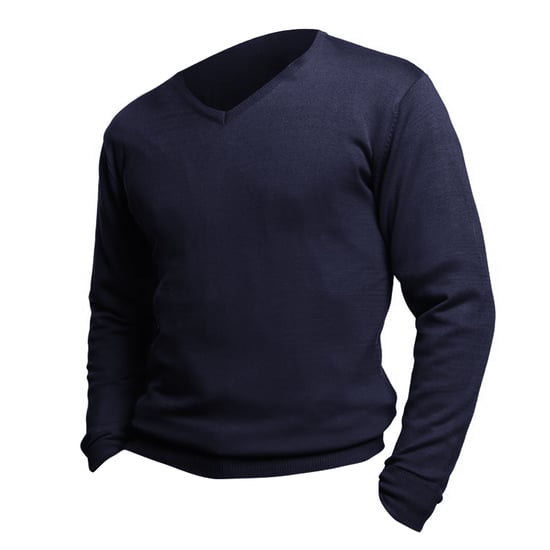 SOLS Mens Galaxy V Neck Sweater (Navy) - Image 4