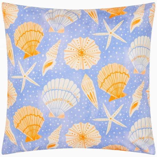 furn. Funda de Cojín Impresa con Conchas Marinas - Image 1