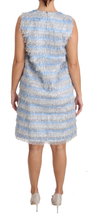 Vestido de Cambio Plateado Light Blue de Dolce & Gabbana para Mujeres - Image 2