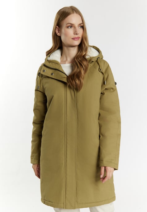 Dreimaster winter parka women light olive - Image 3