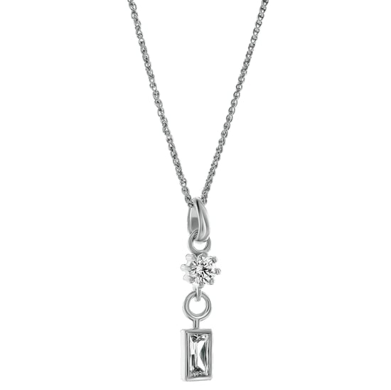 Orphelia 'Madelyn' Women's 925 Sterling Silver Pendant with Chain - Silver ZH-7583 - Image 3