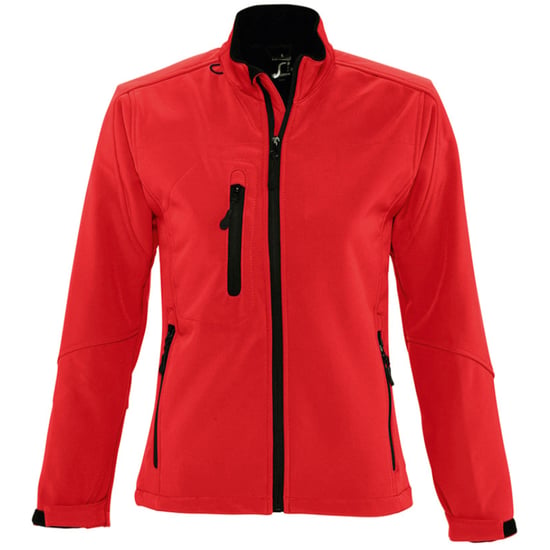 SOLS Womens/Ladies Roxy Soft Shell Jacket (Breathable, Windproof And Water Resistant) (Red) - Image 1