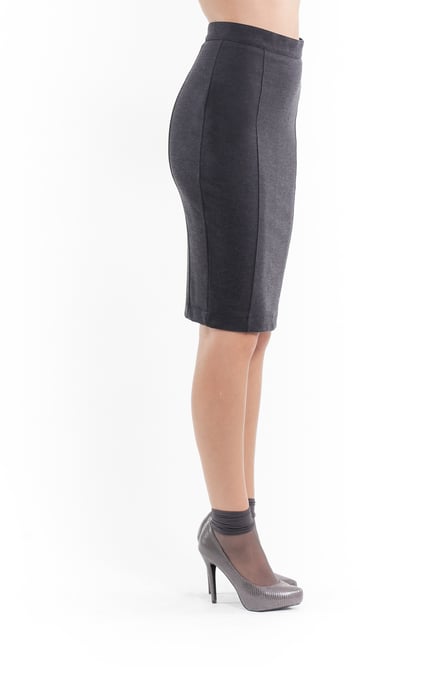 Stretch Pencil Skirt anthracite