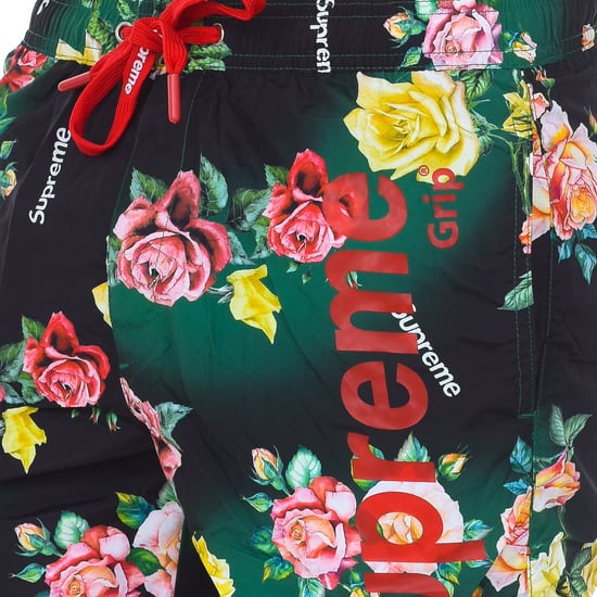 Men's Boxer Swimsuit Print Roses CM-30065-BP