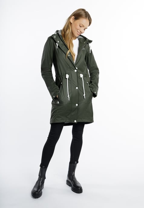 ICEBOUND raincoat women dark olive - Image 2