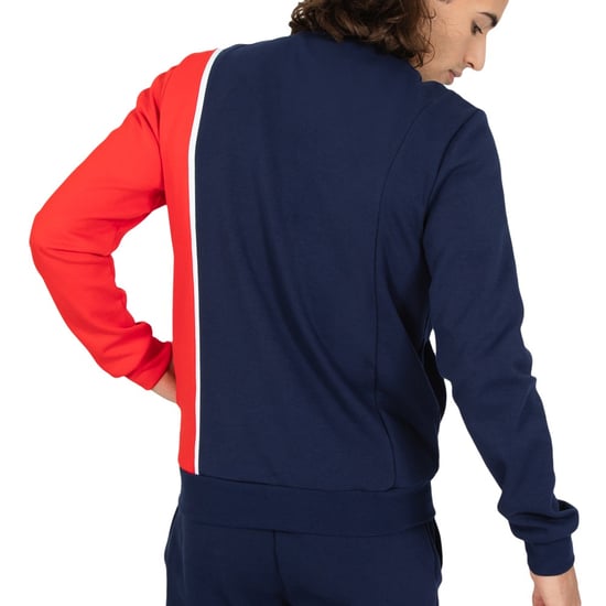 Sudadera Le Coq Sportif Saison 1 Fz Azul Naranja - Image 3