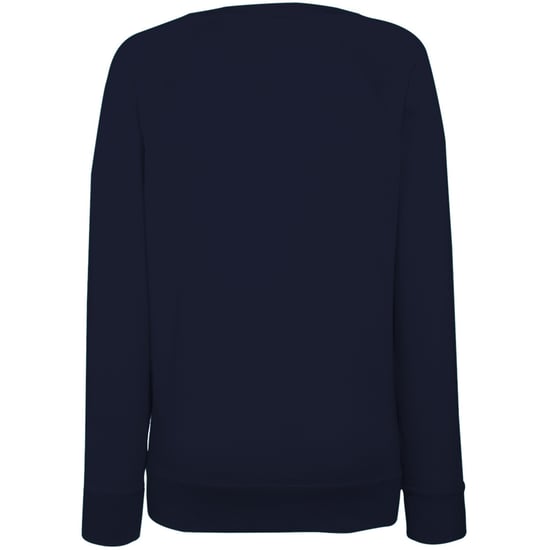 Fruit OF The Loom Ladies Fitted Lightweight Raglan Sweatshirt (240 GSM) (Deep Navy) - Image 2