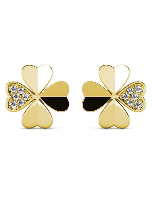 Conjuntos de pétalos de trébol - Oro y cristal - Image 5